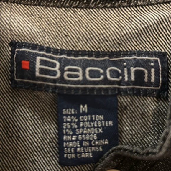 Baccini Jacket Womens Denim medium black - Picture 3 of 4